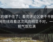 真的绷不住了：看完评论区更不平静91网在线观看这次风向明显不对，一下把气氛拉满