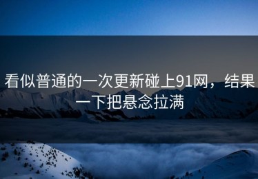 看似普通的一次更新碰上91网，结果一下把悬念拉满