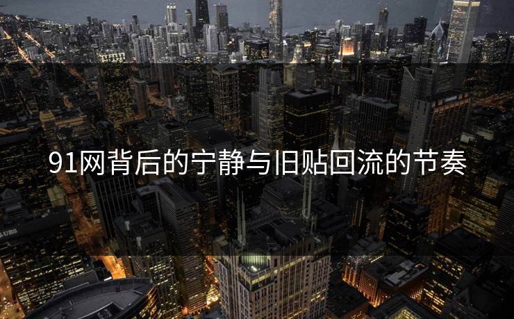91网背后的宁静与旧贴回流的节奏 91网背后的宁静与旧贴回流的节奏