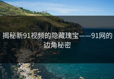 揭秘新91视频的隐藏瑰宝——91网的边角秘密